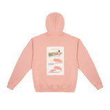 Sunset Counter Hoodie Pembe