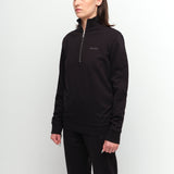 Half-Zip Sweatshirt Siyah 0001