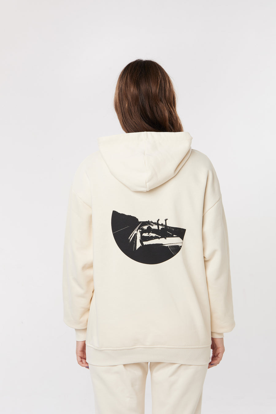 Two People, One Journey Hoodie Off-White